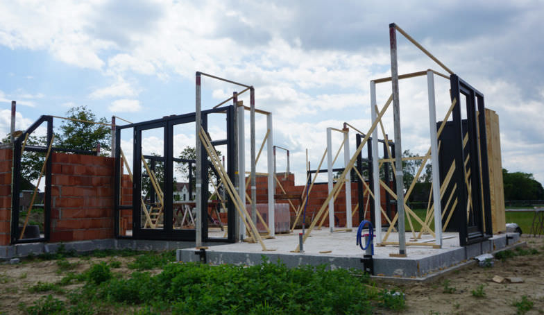 Nieuwe foto's van de bouw van het Kraakpand te Goor!