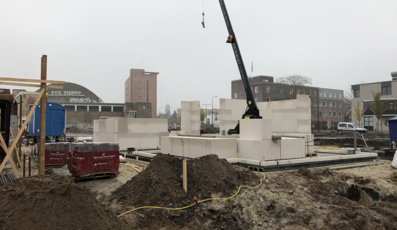 Voortgang van de bouw op kavel 5 van De Melkhal Enschede!