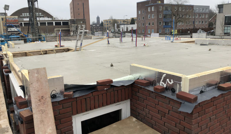 Nieuwe en oude foto's van de bouw van Kavel 5 op De Melkhal Enschede!