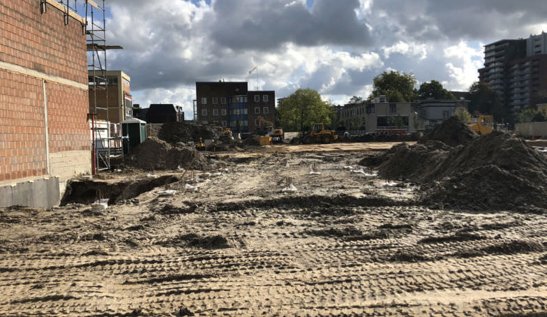 De bouw is gestart bij De Melkhal Enschede B4!