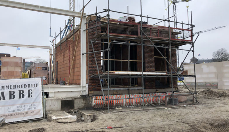 Foto's van de bouw van De Melkhal Enschede B4!