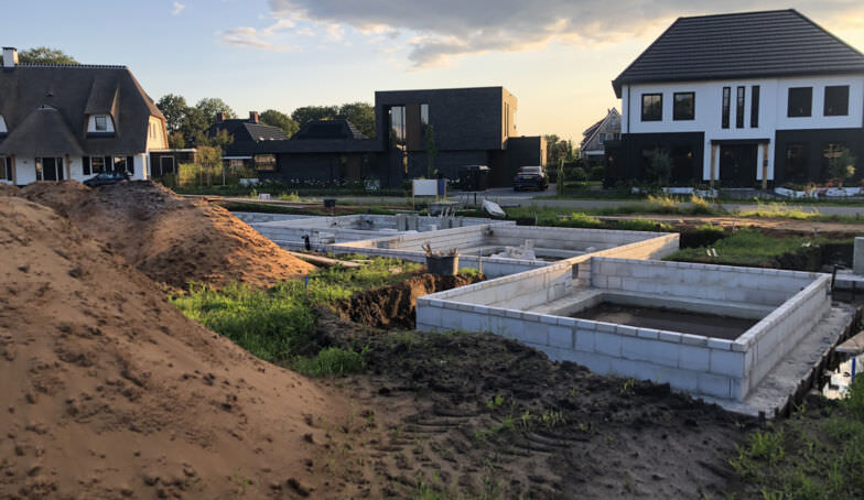 Nieuwe foto's van de bouw op kavel 159 op Het Brunink Enschede!