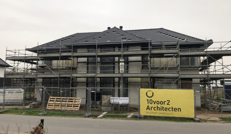 Nieuwe foto's van bouw op kavel 159 op Het Brunink Enschede!