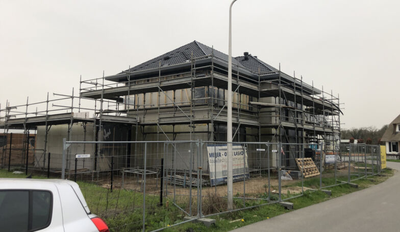 Nieuwe foto's van bouw op kavel 159 op Het Brunink Enschede!