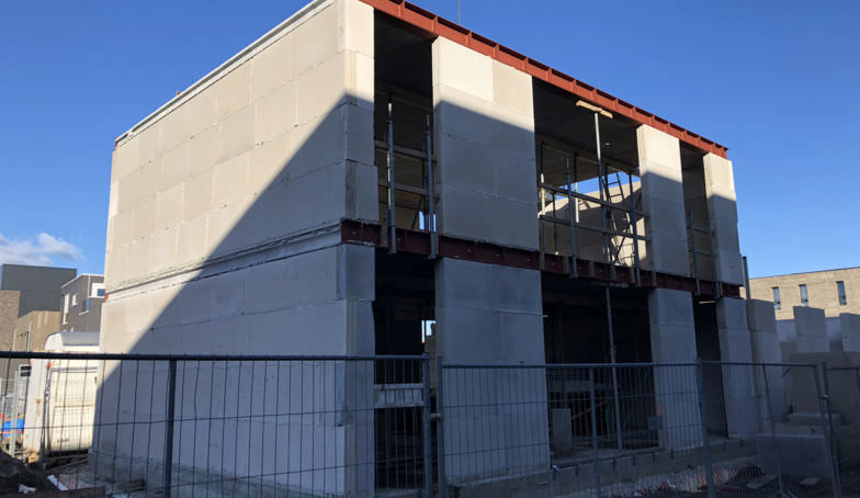 Nieuwe foto's van de gezamenlijke bouw op het Janninkkwartier kavels 20-21!