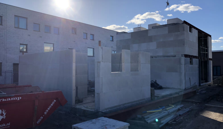 Nieuwe foto's van de gezamenlijke bouw op het Janninkkwartier kavels 20-21!