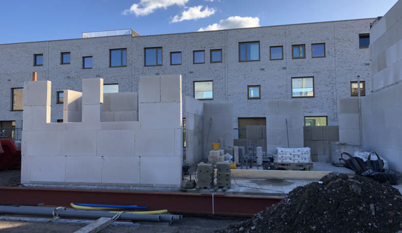 Nieuwe foto's van de gezamenlijke bouw op het Janninkkwartier kavels 20-21!