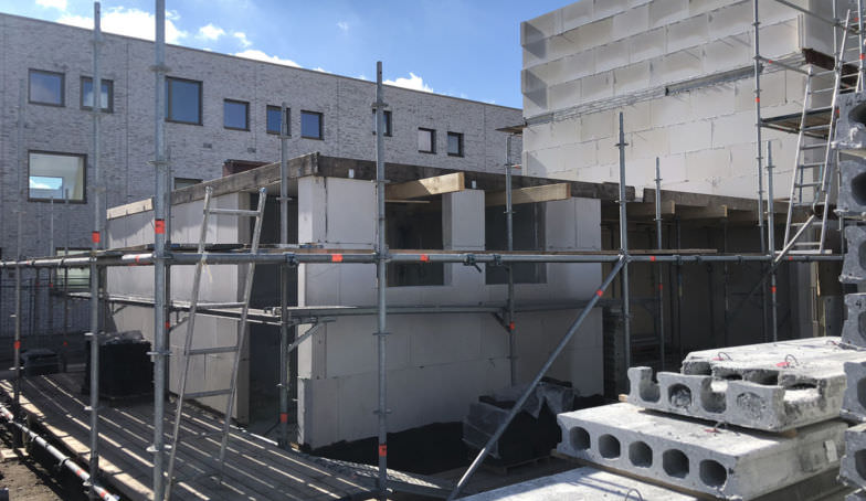 Nieuwe foto's van de gezamenlijke bouw op het Janninkkwartier kavels 20-21!