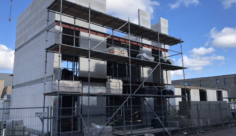 Nieuwe foto's van de gezamenlijke bouw op het Janninkkwartier kavels 20-21!