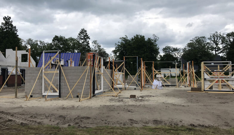 Nieuwe foto's van de bouw van FL. 167,- op 't Vaneker!