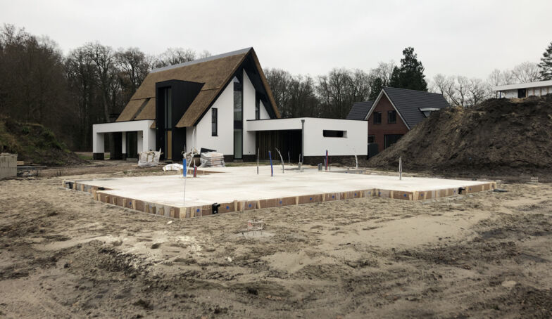 Nieuwe foto's van de bouw op kavel 166 op Het Vaneker!