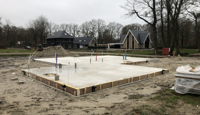 Nieuwe foto's van de bouw op kavel 166 op Het Vaneker!