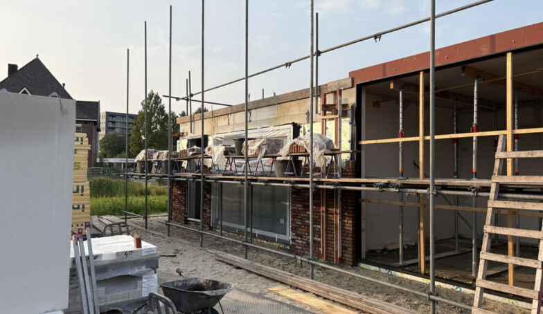 Een mooi overzicht van de bouw tot nu toe op De Marskant Hengelo!