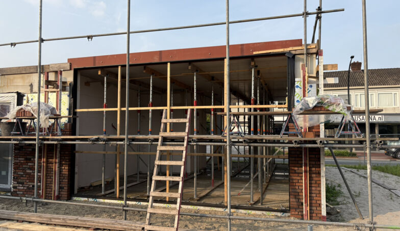 Een mooi overzicht van de bouw tot nu toe op De Marskant Hengelo!