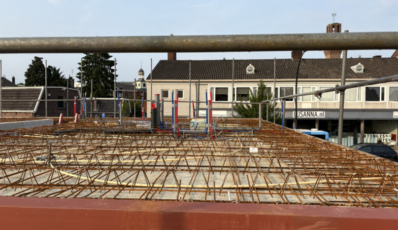 Een mooi overzicht van de bouw tot nu toe op De Marskant Hengelo!