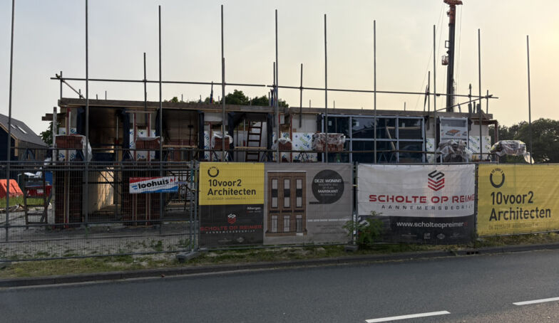 Een mooi overzicht van de bouw tot nu toe op De Marskant Hengelo!
