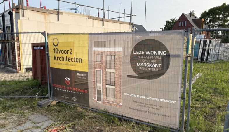 Een mooi overzicht van de bouw tot nu toe op De Marskant Hengelo!
