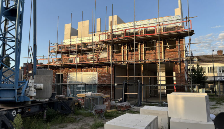 Een mooi overzicht van de bouw tot nu toe op De Marskant Hengelo!