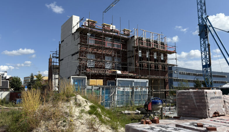 Een mooi overzicht van de bouw tot nu toe op De Marskant Hengelo!