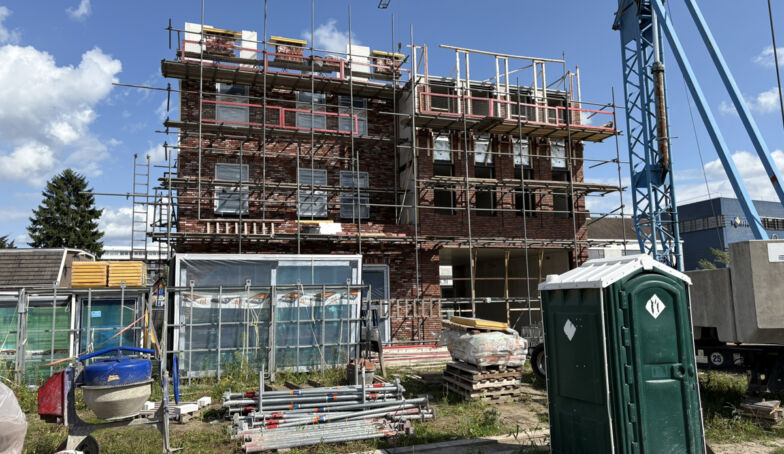 Een mooi overzicht van de bouw tot nu toe op De Marskant Hengelo!