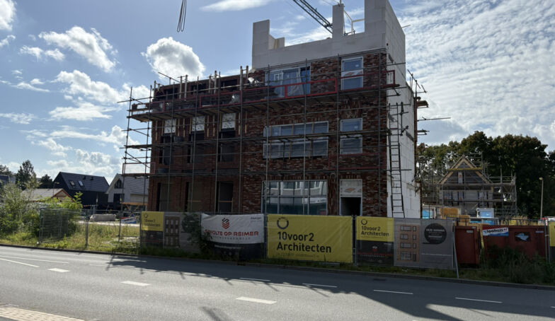Een mooi overzicht van de bouw tot nu toe op De Marskant Hengelo!