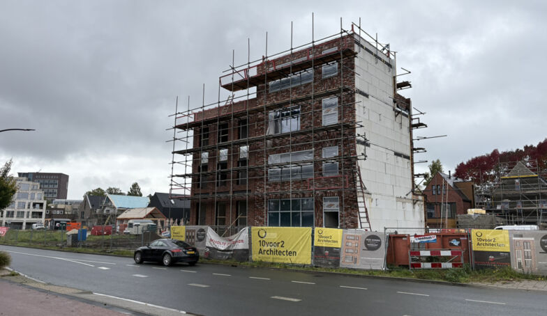 Een mooi overzicht van de bouw tot nu toe op De Marskant Hengelo!