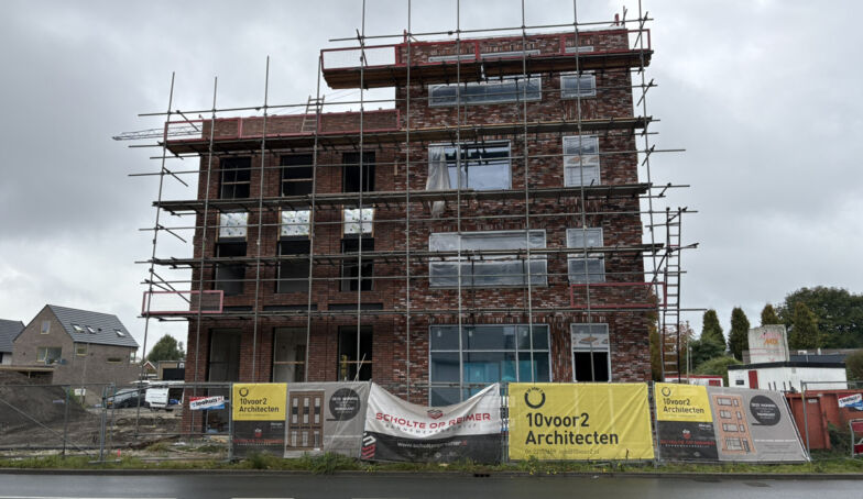 Een mooi overzicht van de bouw tot nu toe op De Marskant Hengelo!
