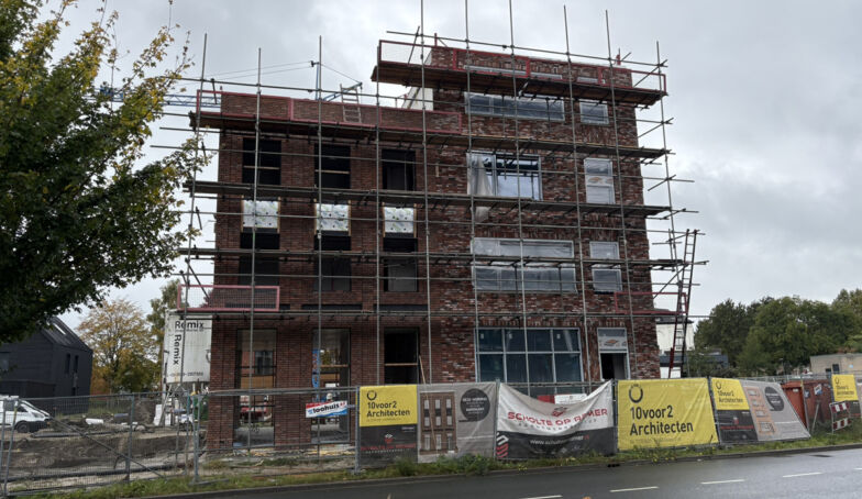 Een mooi overzicht van de bouw tot nu toe op De Marskant Hengelo!