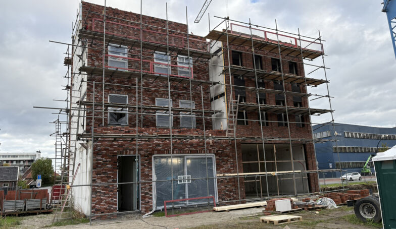 Een mooi overzicht van de bouw tot nu toe op De Marskant Hengelo!