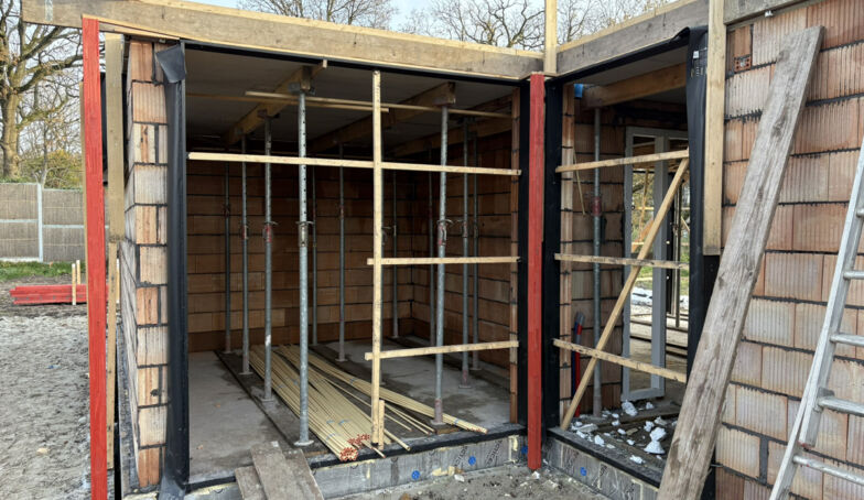 Nieuwe foto's van de bouw op Het Leuriks 33!