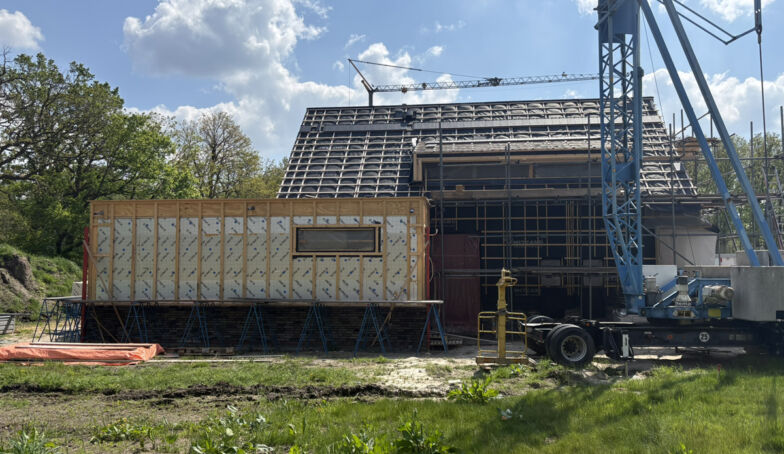 Nieuwe foto's van de bouw op Het Leuriks kavel 33!