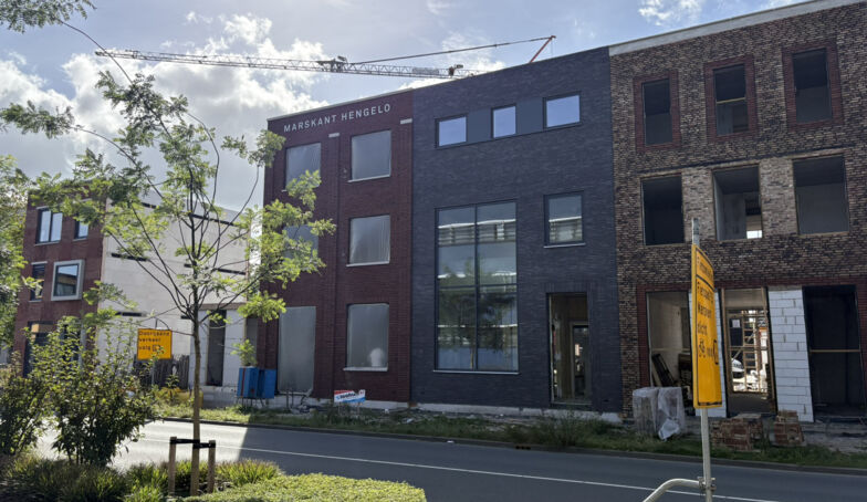 De vijf bouwen op de Marskant Hengelo staan er mooi bij!