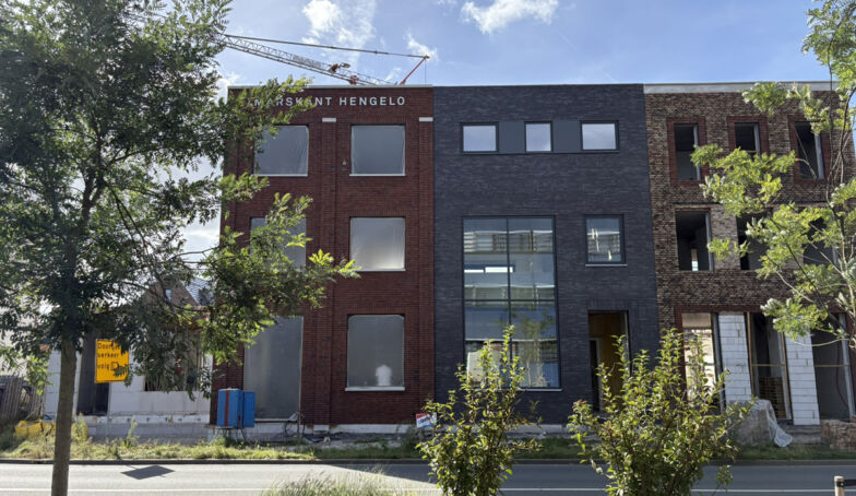De vijf bouwen op de Marskant Hengelo staan er mooi bij!