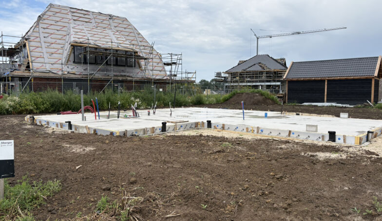 Eerste foto's van de bouw op Dalmeden Meander Noord Hengelo!